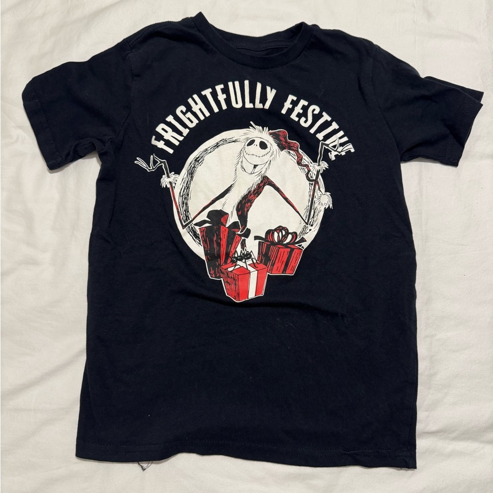 Disney Jack Skellington 'Frightfully Festive' Kids T-Shirt size 6/7